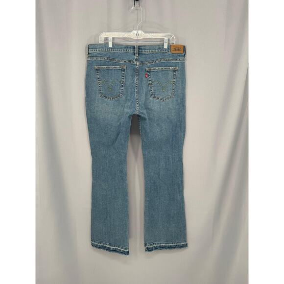 Levis 515 Jeans Womens 16M Blue Boot Cut Stretch Classic Denim Western Ranchwear - Picture 2 of 11